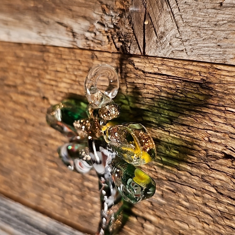 Beautiful & Unique Multicolored Lampwork Glass Dr… - image 3